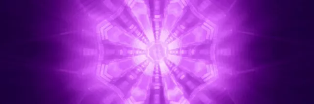3:1 Triple Wide Neon Tunnel Pulsating Purple Vortex VJ Loop 60fps Screensaver