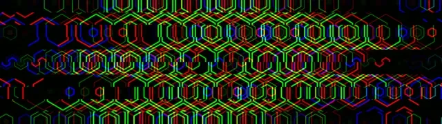 32:9 Super Ultrawide | 60fps Neon Hex Motion Background Screensaver