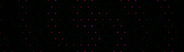 32:9 Super Ultrawide | 60fps Screensaver - Hexagonal Network VJ Loop Glowing Particles