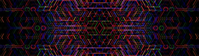 32:9 Super Ultrawide | Circuit Pattern 60fps VJ Loop Screensaver