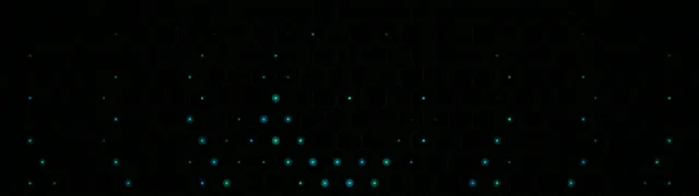 32:9 Super Ultrawide | Cyan Particles 60fps Screensaver VJ Loop