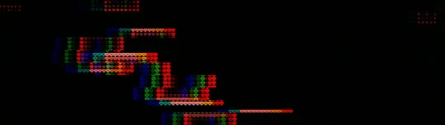 32:9 Super Ultrawide Pixel Art Data Viz 60fps Screensaver Motion Loop