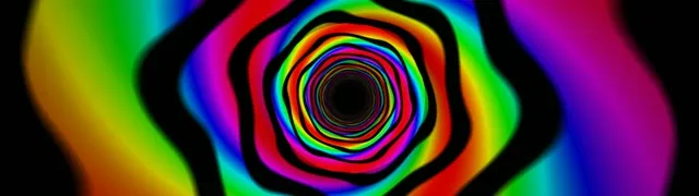 32:9 Super Ultrawide | Spiral Tunnel 60fps VJ Loop Screensaver