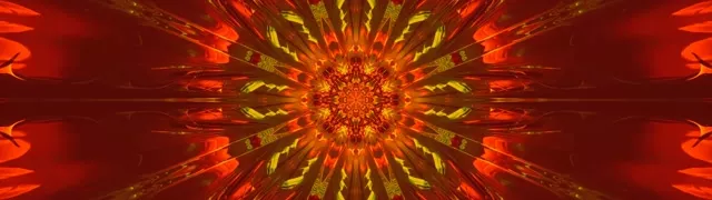 32:9 Ultraancho 60fps Explosión Calidoscopio Ardente Túnel de Neón Salvapantallas Fondo en movemento