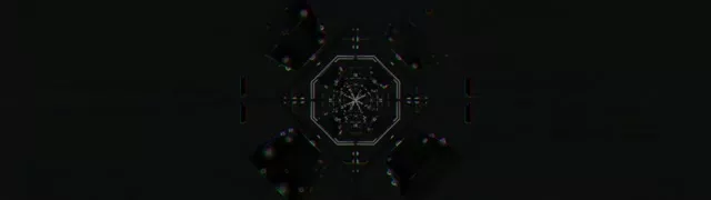 32:9 Ultrawide Neon Tunnel Hexagon Vortex 60fps Screensaver Loop