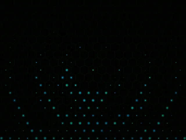 4:3 Classic | Cyan Digital Particles 60fps VJ Screensaver Background