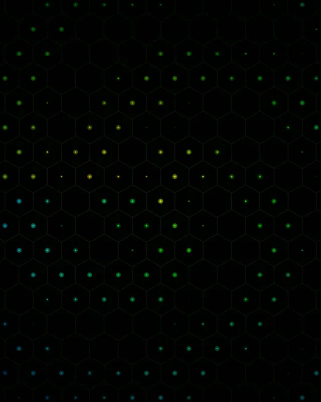 4:5 Instagram | 60fps Screensaver Glowing Hexagon Network Live Wallpaper Loop