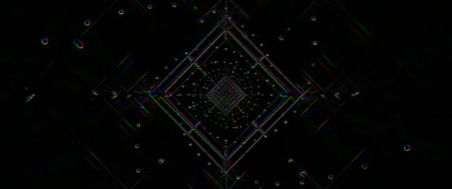 Neon Tunnel Vj Loop 2.39:1 Cinemascope 60fps Screensaver Geometric Vortex