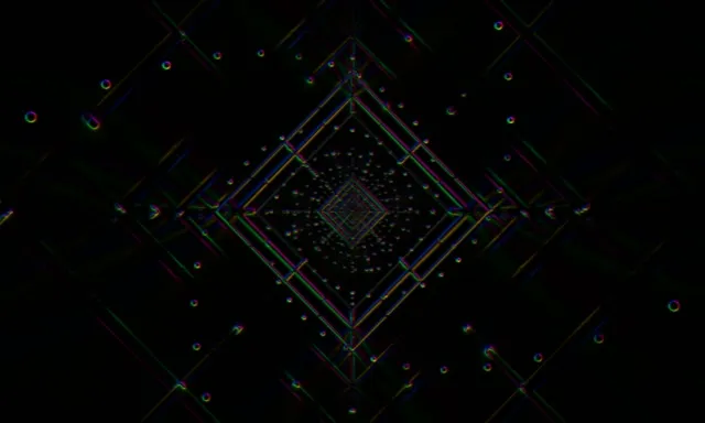 Neon Tunnel VJ Loop 5:3 Wide 60fps Rotating Diamond Screensaver