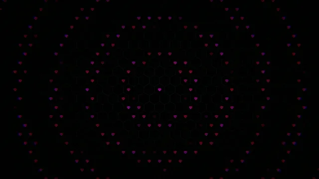 4K animated falling hearts motion background loop for video editing