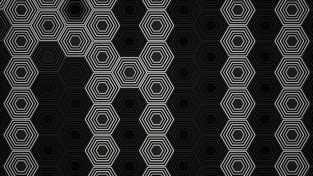 4K animated hexagon pattern motion background for broadcast and video editing