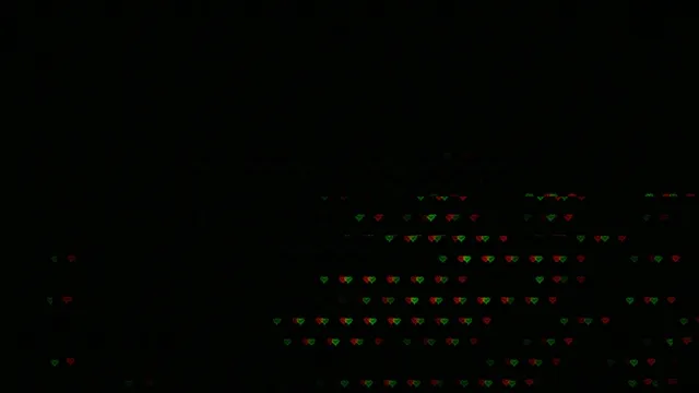 4K animated pixel hearts falling motion background for video editing