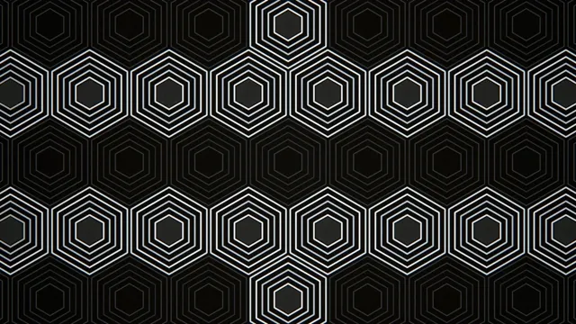4K hexagonal geometric pattern motion background for broadcast