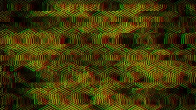 4K neon geometric hexagon pattern motion background for broadcast