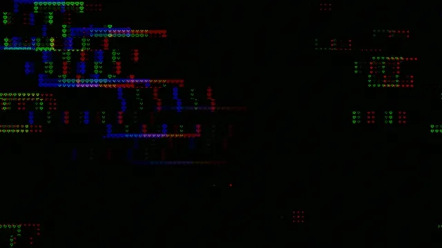 4K retro pixel heart animation loop for video backgrounds