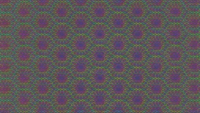 4K UHD 60fps Hexagon Kaleidoscope Screensaver Windows 10 - VJ Loop