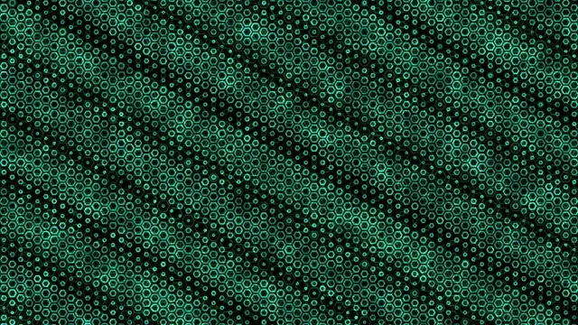 4K UHD 60FPS Neon Hexagon Matrix Screensaver PC | VJ Loop Motion Background