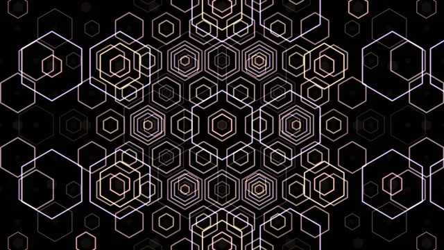 10 hours 4K UHD 60fps Neon Hexagon Screensaver Windows 10/11