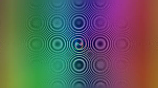 4K UHD 60FPS Neon Spiral Screensaver VJ Loop Rainbow
