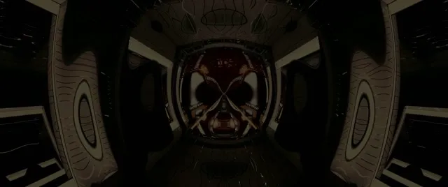 Neon Tunnel VJ Loop 60fps Cinemascope Pulsating Grid Screensaver