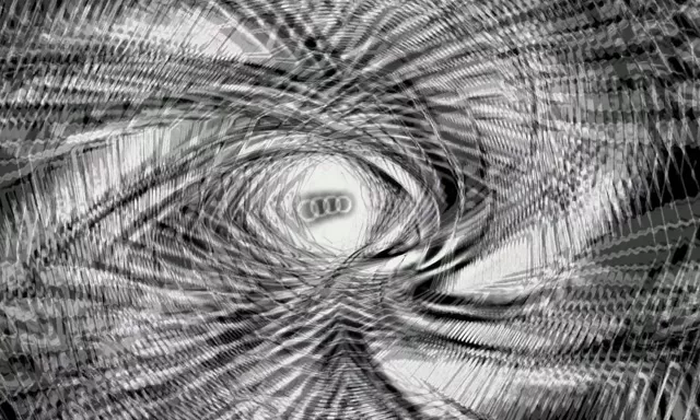 Spiraling Monochrome Neon Tunnel VJ Loop 5:3 Wide 60fps Screensaver