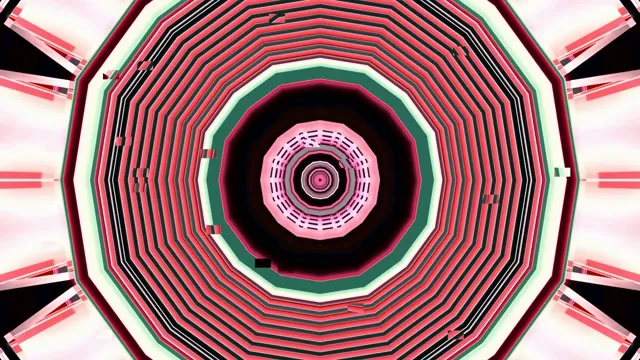 4K UHD 60FPS Neon Tunnel Screensaver PC - VJ Loop