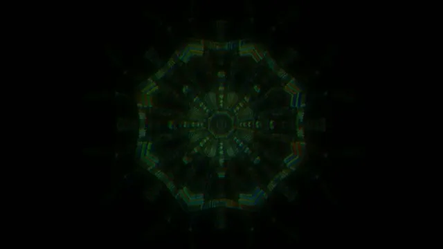 4K UHD 60fps neon tunnel screensaver Windows 11 VJ loop