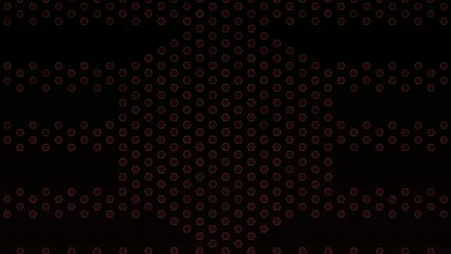 4K UHD 60FPS Red Hexagon Honeycomb Screensaver | VJ Loop Motion Background