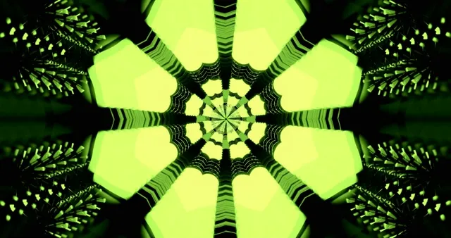 4k uhd 60fps screensaver green spiral vortex