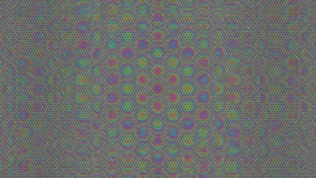 4K UHD 60fps Screensaver | Neon Hexagon Kaleidoscope VJ Loop