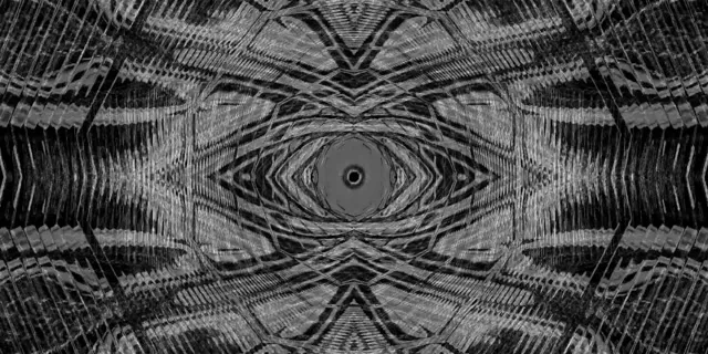 2:1 Univisium neon tunnel 60fps screensaver crystalline eye vj loop background