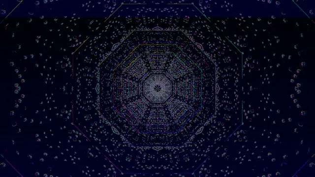 4k uhd 60fps screensaver neon tunnel kaleidoscope vj loop