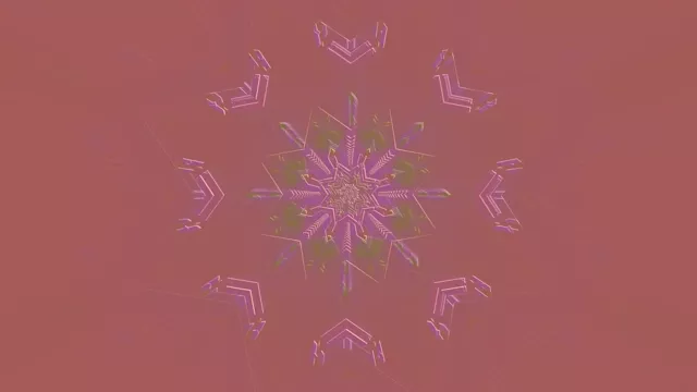 4k uhd 60fps screensaver neon tunnel pink purple snowflake fractal windows 11 vj loop