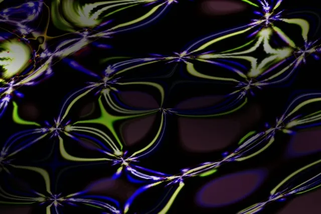 3:2 Surface 60fps neon tunnel screensaver motion background multicolor abstract forms