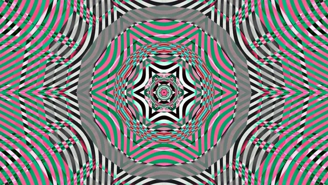 4K UHD 60fps screensaver neon tunnel VJ loop psychedelic geometric