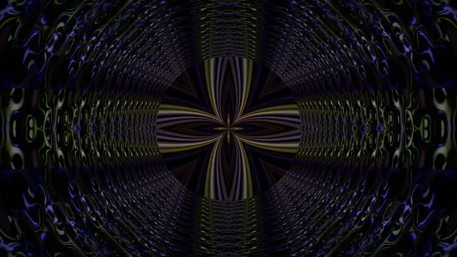 Hypnotic Neon Tunnel VJ Loop | Symmetric Pattern 4K 60fps