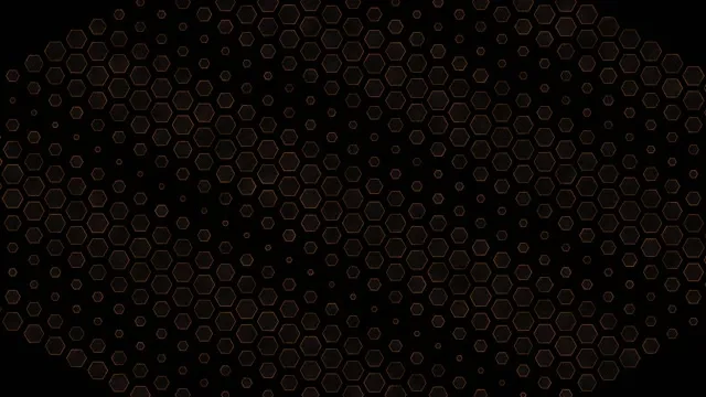 4K UHD 60fps Screensaver PC VJ Loop Orange Hexagons