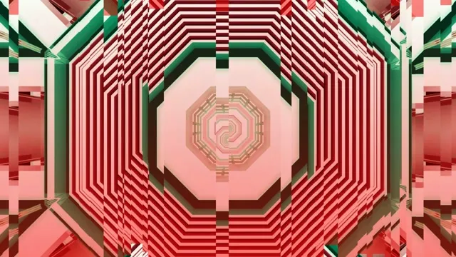 4k uhd 60fps screensaver red spiral motion background