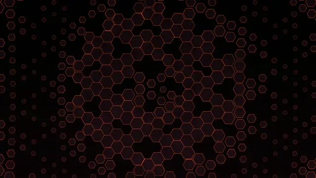 4K UHD 60fps screensaver VJ loop red hexagons