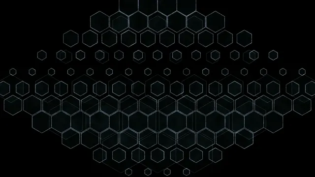 4K UHD abstract hexagon network motion background for broadcast