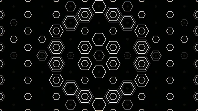 4K UHD Abstract hexagon network motion background loop