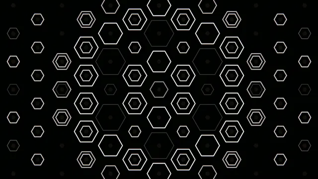 4K UHD animated hexagon pattern motion background for broadcast