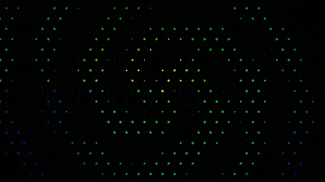 4K UHD animated neon dot matrix background loop for broadcast