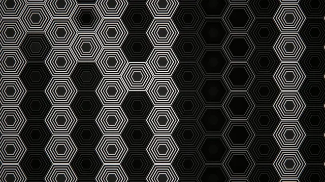 4K UHD geometric hexagon pattern motion background for broadcast