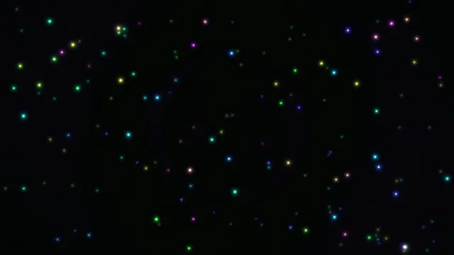 4K UHD glowing particles seamless loop - dark abstract background