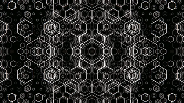 4K UHD seamless hexagonal geometry motion background for broadcast