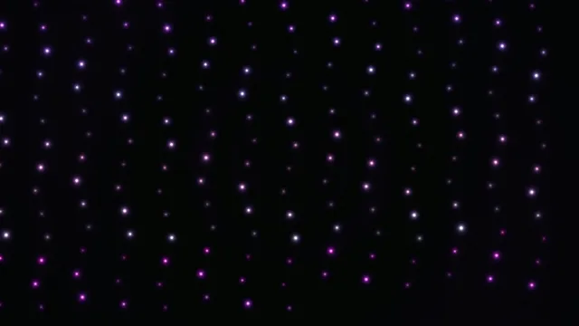 4K Ultra HD animated purple particle lights on black background loop