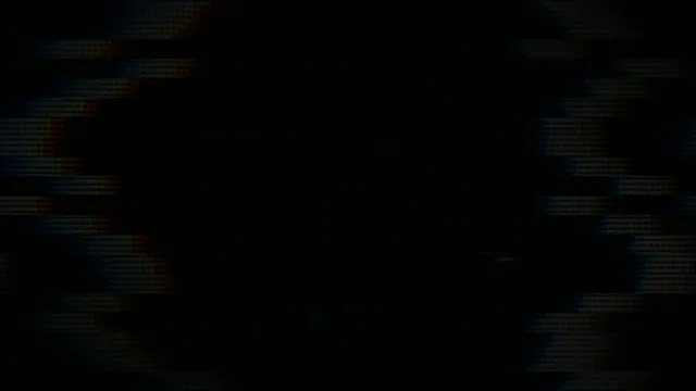 4K Ultra HD digital glitch effect loop with chromatic aberration