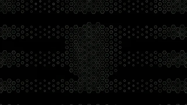 4K Ultra HD hexagonal geometric motion background for broadcast