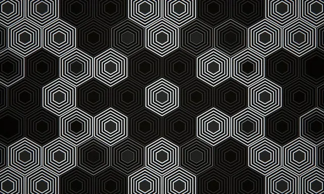 5:3 Wide | 60fps Hypnotic Hexagon Screensaver Motion Background Loop